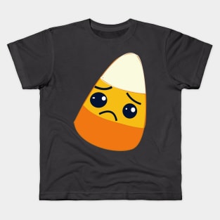 Sad Candy corn Kids T-Shirt